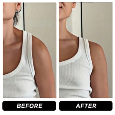 <span style="font-size: 25px;"><strong>Emma</strong></span>
<br>
<span style="color: #FFB700; font-size: 30px;">★ ★ ★ ★ ★</span>
<br>
<p style="text-align:left; margin: 8px; line-height:1.3;">
"I couldn’t believe the difference in just one wear. My shoulders instantly pulled back — no more slouching. I finally look open and confident instead of curled forward."</p>